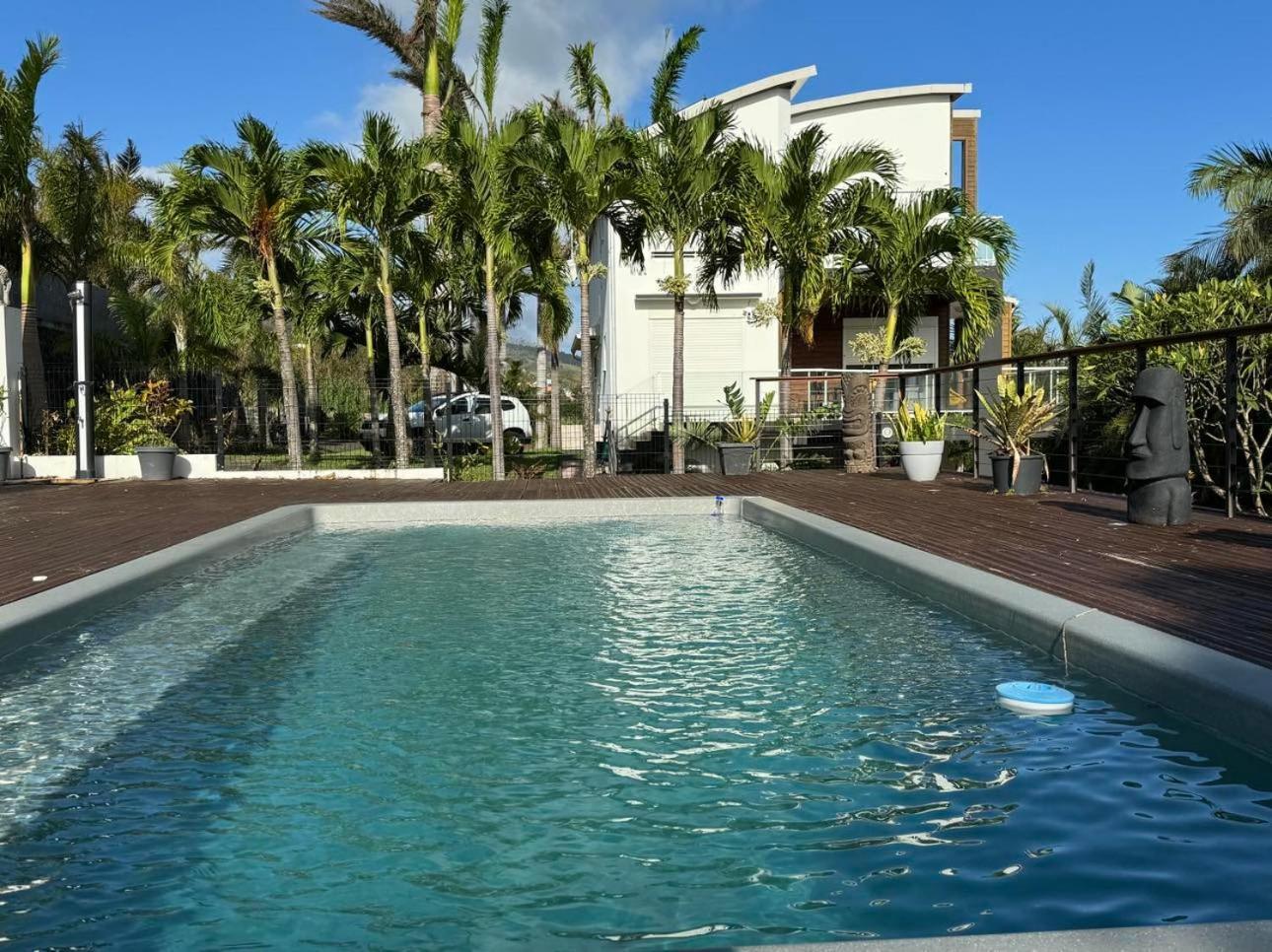 Grande Villa Au Calme - Vue Exceptionnelle - Climatisation - Piscine Sel Chauffee - Jardin Tropical Vincendo Екстериор снимка