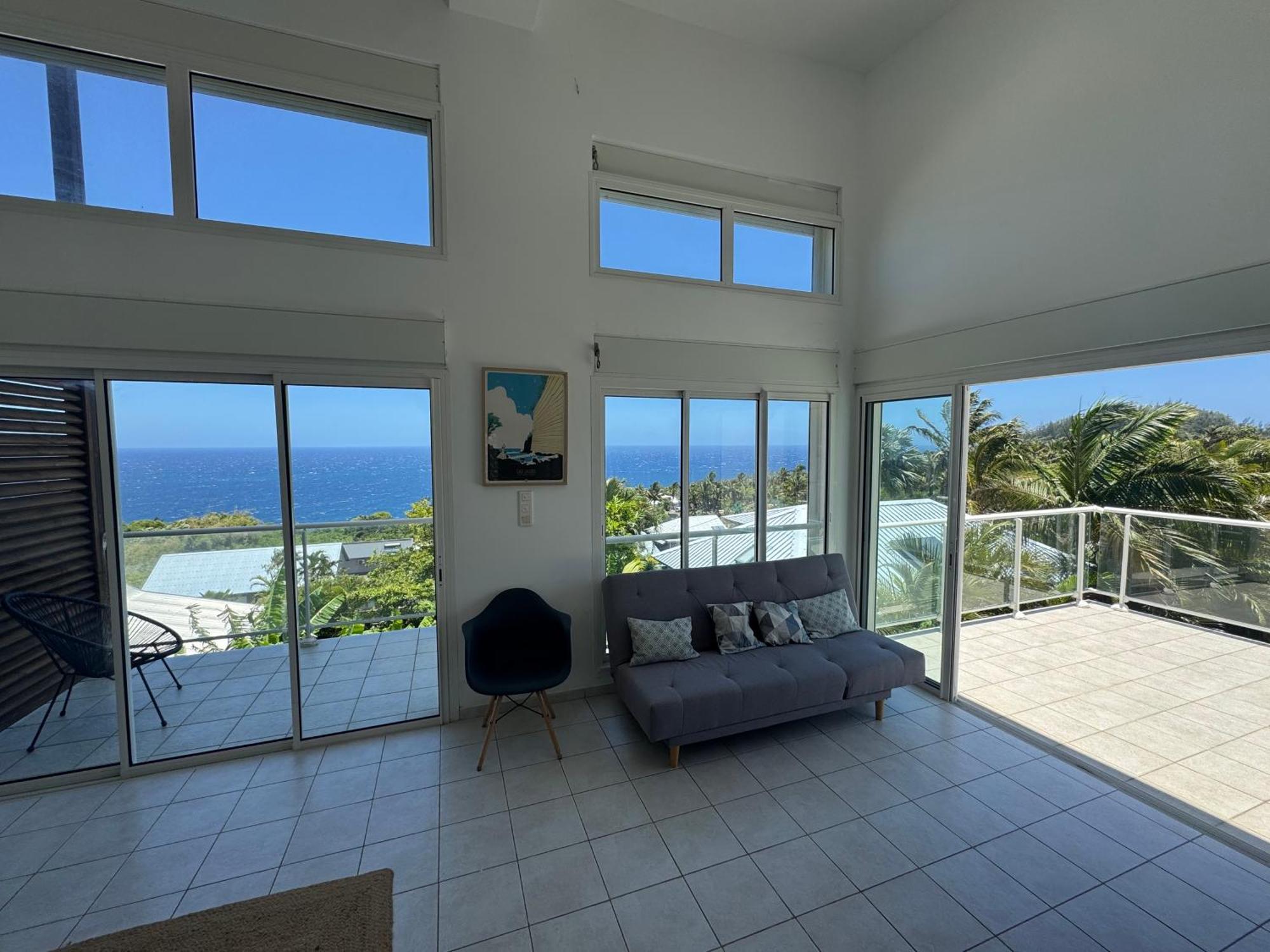 Grande Villa Au Calme - Vue Exceptionnelle - Climatisation - Piscine Sel Chauffee - Jardin Tropical Vincendo Екстериор снимка